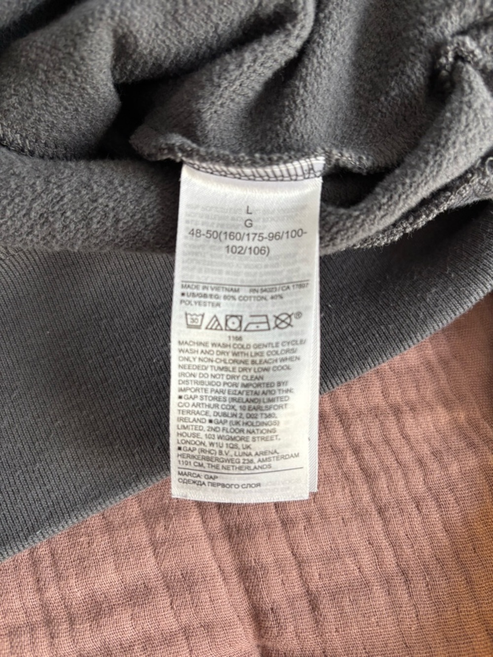 GAP Half Zip Mockneck Sweatshirt with Pockets - Picture 6 of 6